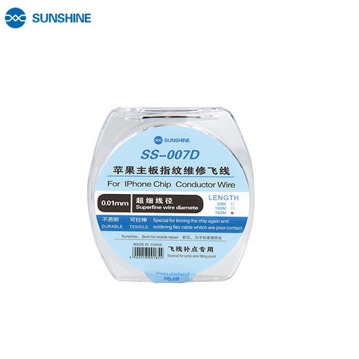 Alambre de Cobre Sunshine SS-007D, 0.01mm, 150m