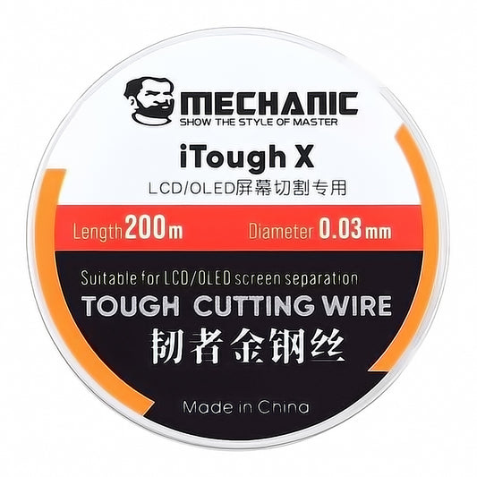 Hilo de Molibdeno Mecánico iTough X, 0.03mm, 200m