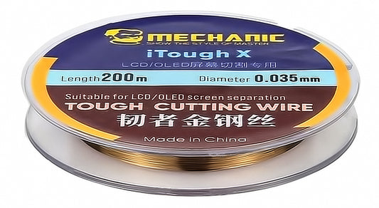 Hilo de Molibdeno Mecánico iTough X, 0.035mm, 200m