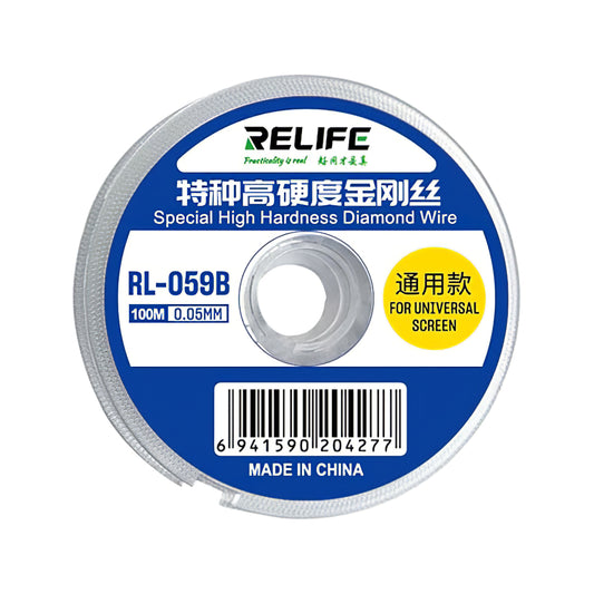 Hilo de Molibdeno Relife RL-059B, 0.05mm, 100m