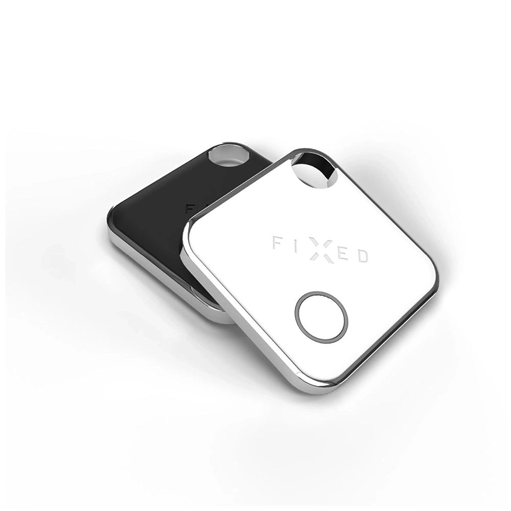 Fixed SmartTag Duo para iOS, Set 2 Piezas, Blanco / Negro