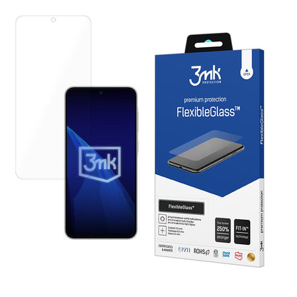 Protector de pantalla 3MK FlexibleGlass para Samsung Galaxy A57 5G, Vidrio Flexible, Pegamento Completo