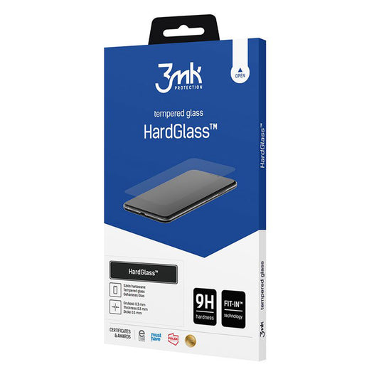Protector de pantalla 3MK HardGlass para Samsung Galaxy A57 5G, vidrio templado, adhesivo completo