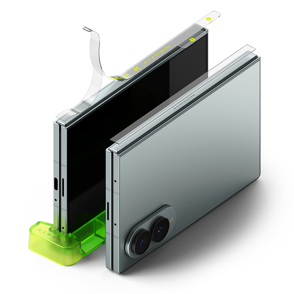 Protector de bisagra Ringke Dual Easy para Samsung Galaxy Z Fold8 F971, Plástico, Set de 2 piezas