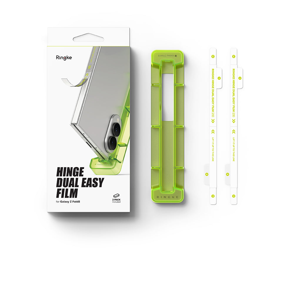 Protector de bisagra Ringke Dual Easy para Samsung Galaxy Z Fold8 F971, Plástico, Set de 2 piezas