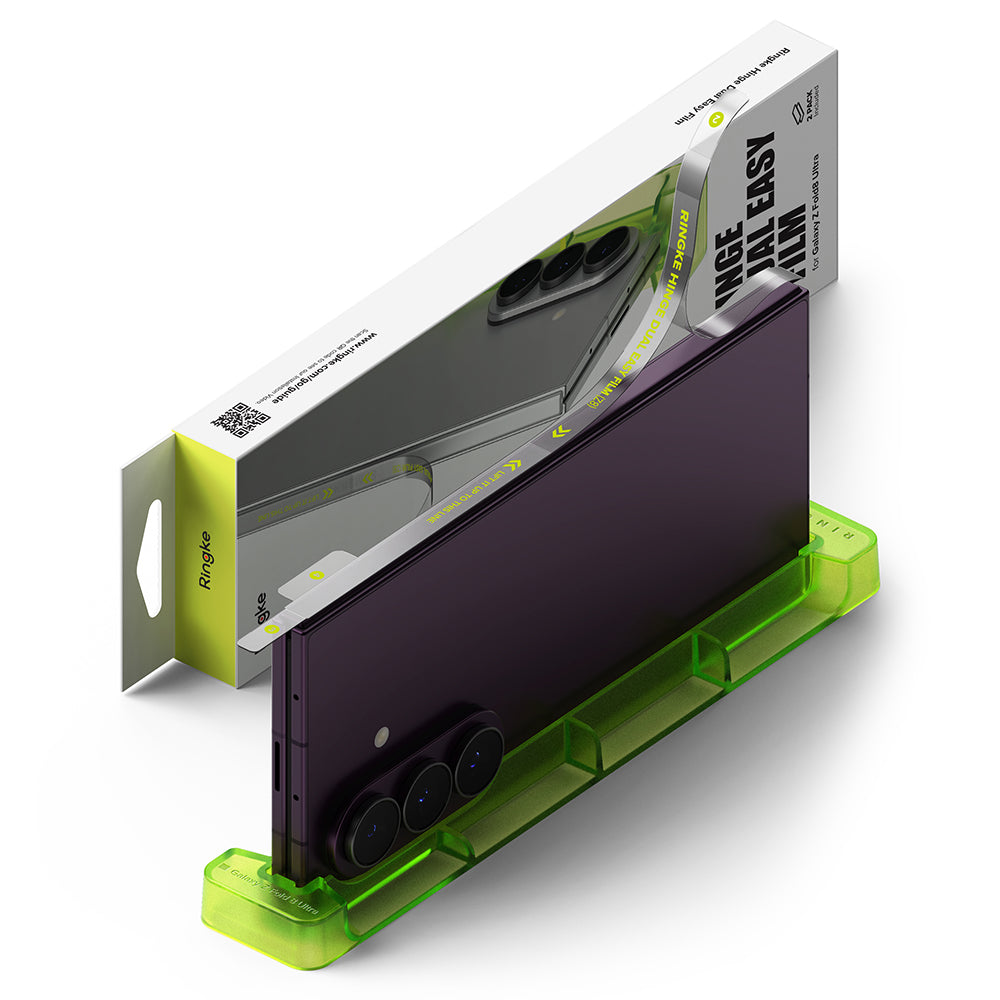 Protector de bisagra Ringke Dual Easy para Samsung Galaxy Z Fold8 Ultra F976, plástico, juego de 2 piezas
