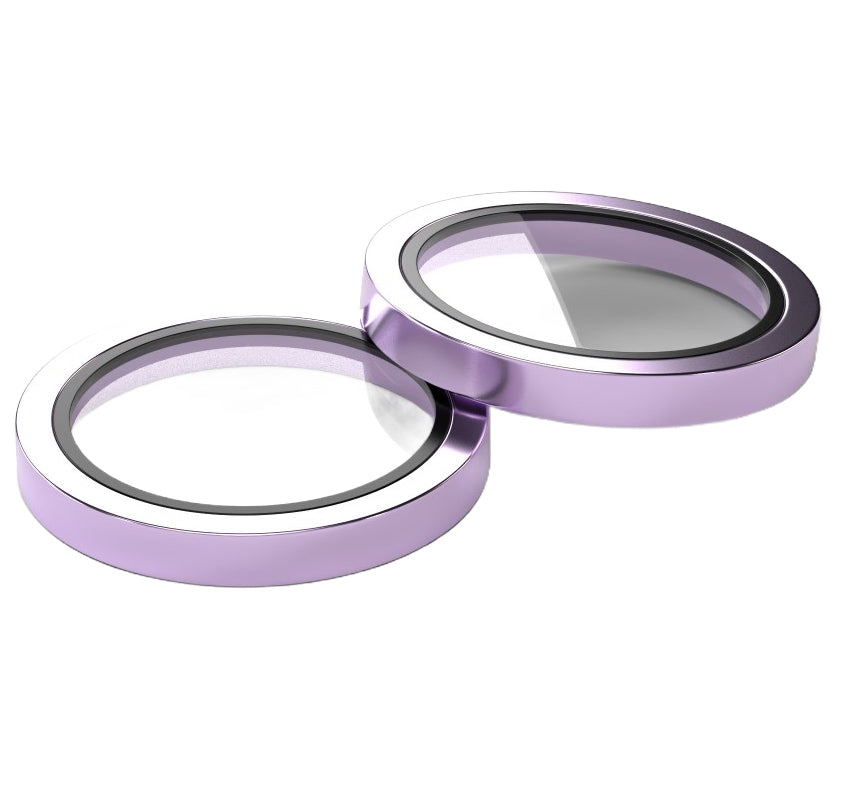 Protector de cámara trasera Etteri para Apple iPhone 17, vidrio templado, morado