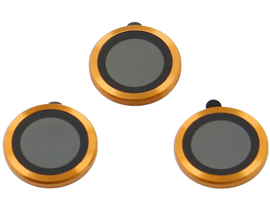 Protector de cámara trasera OEM para Apple iPhone 17 Pro Max, vidrio templado, naranja