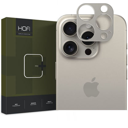 HOFI ALUCAM PRO+ Marco protector de cámara trasera HOFI ALUCAM PRO+ para Apple iPhone 15 Pro Max / 15 Pro, Gris