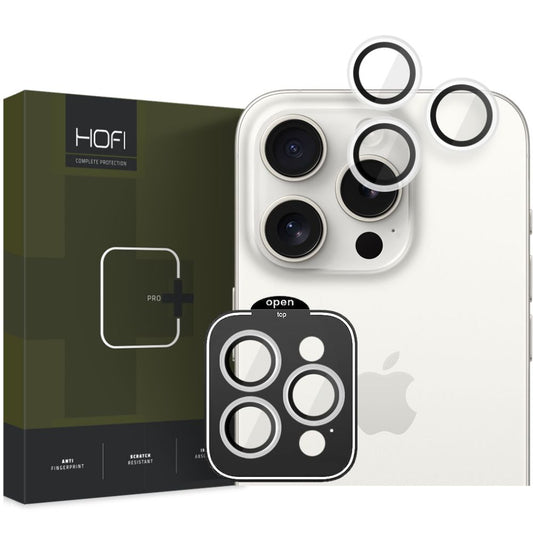 Película protectora trasera HOFI CamRing PRO+ para Apple iPhone 15 Pro Max / 15 Pro, protección de cristal