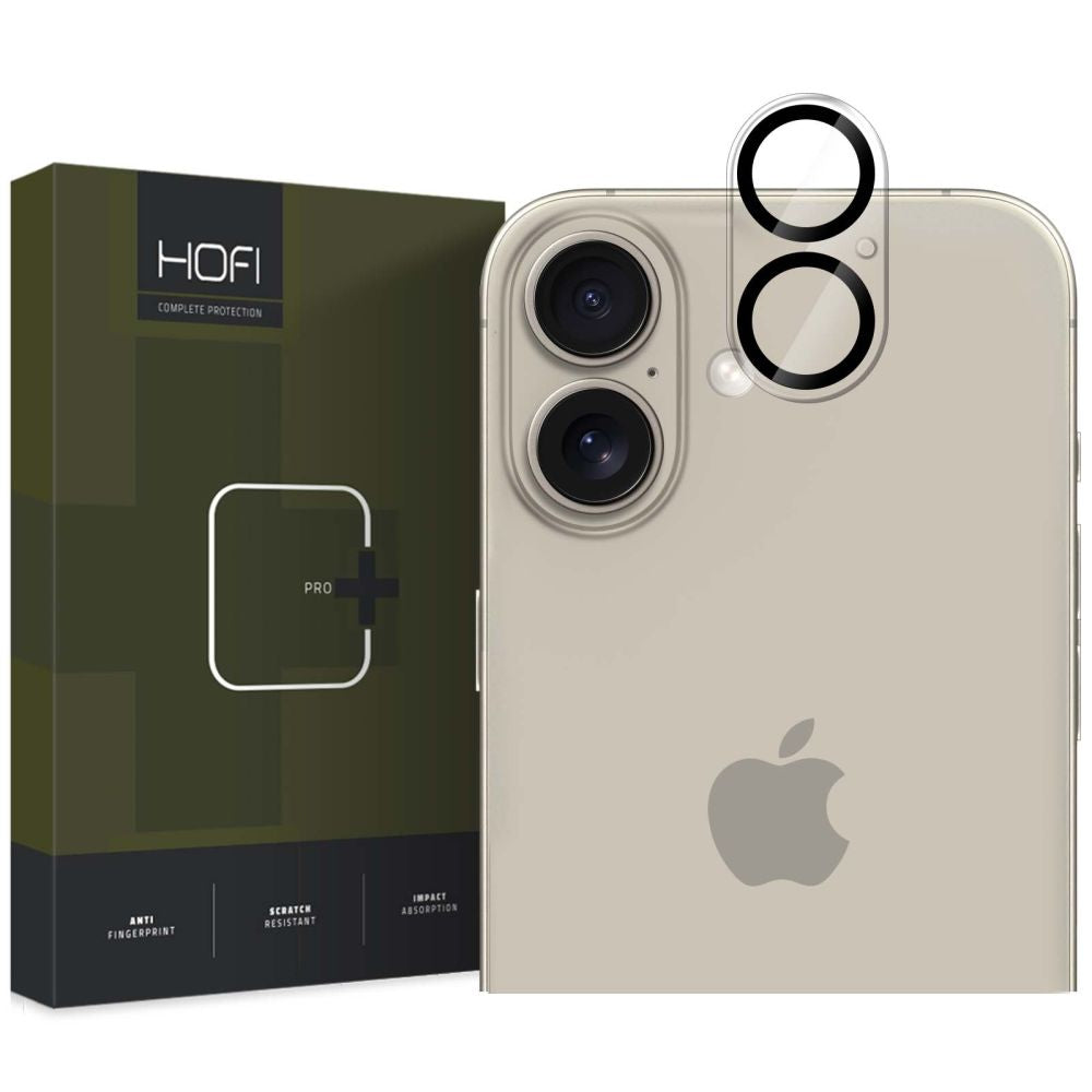 Película Protectora Cámara Trasera HOFI CAM PRO+ para Apple iPhone 16 Plus / 16, Cristal Protegido