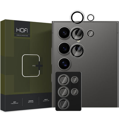 Protector de cámara trasera HOFI CamRing PRO+ para Samsung Galaxy S25 Ultra S938, vidrio templado, negro