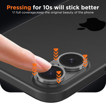 Protector de cámara trasera Tech-Protect CamFull Fit+ para Apple iPhone 17, Cristal Templado, Mate Transparente