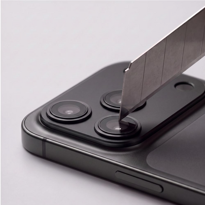 Protector de cámara trasera Tech-Protect CamFull Fit+ para Apple iPhone 18 Pro Max, vidrio templado, negro