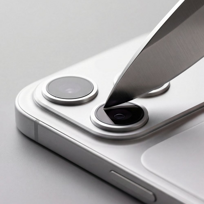 Protector de cámara trasera Tech-Protect CamFull Fit+ para Apple iPhone 18 Pro Max, vidrio templado, plateado