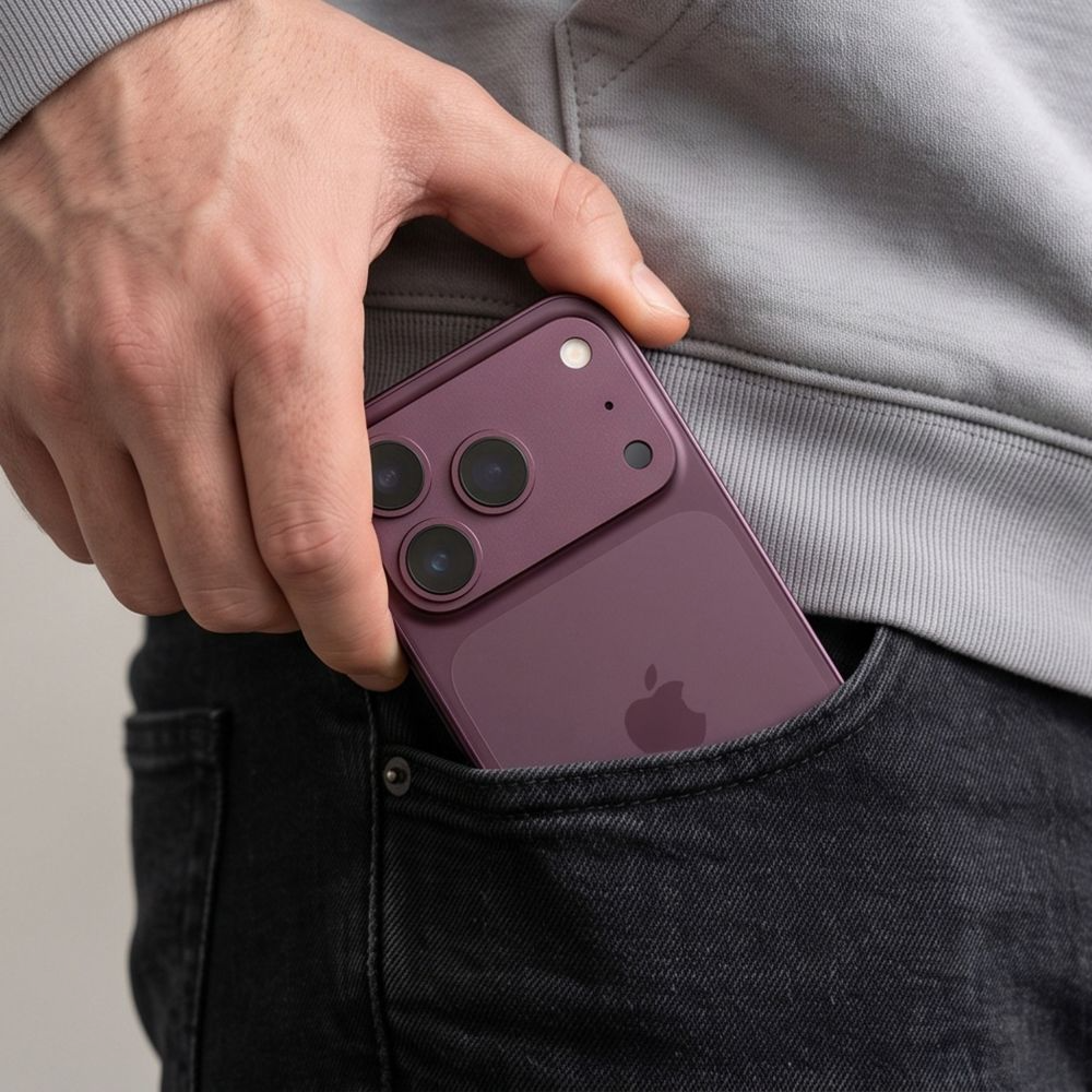 Protector de cámara trasera Tech-Protect CamFull Fit+ para Apple iPhone 18 Pro Max, vidrio templado, burdeos