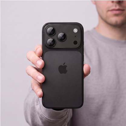 Protector de cámara trasera Tech-Protect CamFull Fit+ para Apple iPhone 18 Pro Max, vidrio templado, negro