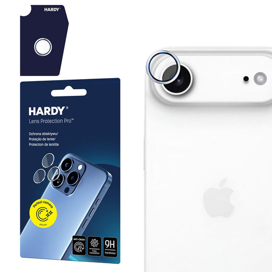 Lámina protectora para Cámara Trasera 3MK Hardy Protection Pro para Apple iPhone 17 Air, Cristal Templado, Plateada