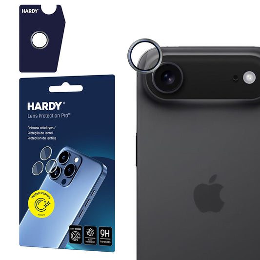 Lámina protectora para Cámara Trasera 3MK Hardy Protection Pro para Apple iPhone 17 Air, Cristal Templado, Gris