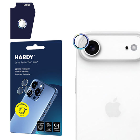 Lámina protectora para Cámara Trasera 3MK Hardy Protection Pro para Apple iPhone 17 Air, Cristal Templado, Multicolor