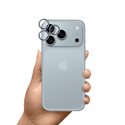 Lámina protectora para Cámara Trasera 3MK Hardy Protection Pro para Apple iPhone 17 Pro Max / 17 Pro, Cristal Templado, Beige