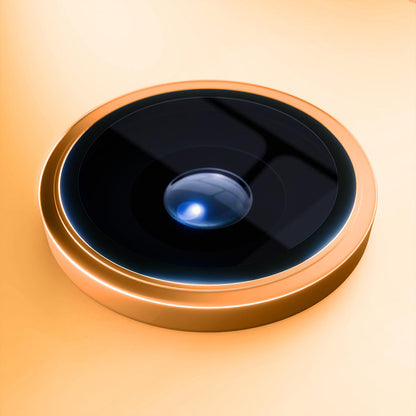 Protector de cámara trasera 3MK Hardy Protection Pro para Apple iPhone 17 Pro Max / 17 Pro, Cristal Templado, Naranja