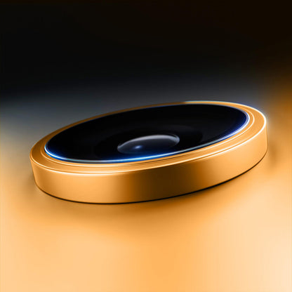 Protector de cámara trasera 3MK Hardy Protection Pro para Apple iPhone 17 Pro Max / 17 Pro, Cristal Templado, Naranja