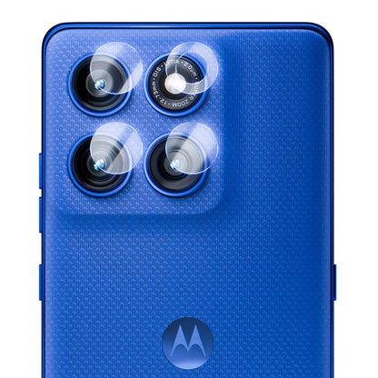 Protector de pantalla para cámara trasera 3MK Protection para Motorola Edge 60 Pro, vidrio flexible, juego de 4 piezas, transparente