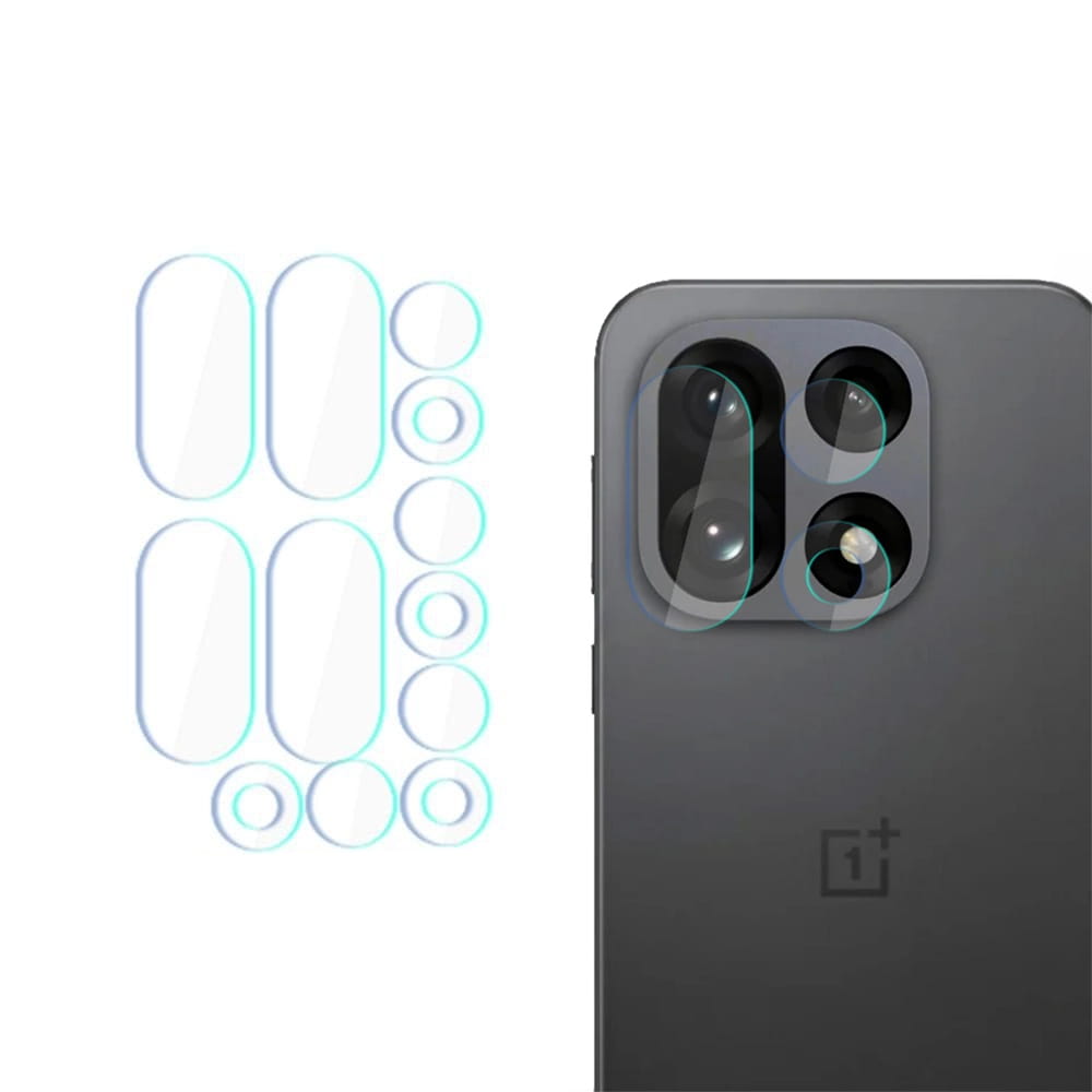 Protector de cámara trasera 3MK Protection para OnePlus 15, Cristal Templado, Set de 4 piezas, Transparente