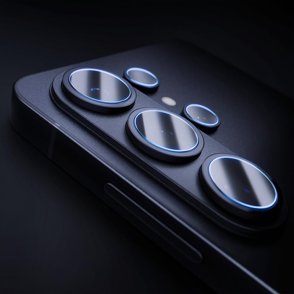 Protector de cámara trasera 3MK Protection para Samsung Galaxy S26 Ultra S948, Cristal Templado, Set de 4 piezas, Transparente