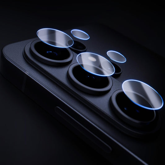 Protector de cámara trasera 3MK Protection para Samsung Galaxy S26 Ultra S948, Cristal Templado, Set de 4 piezas, Transparente