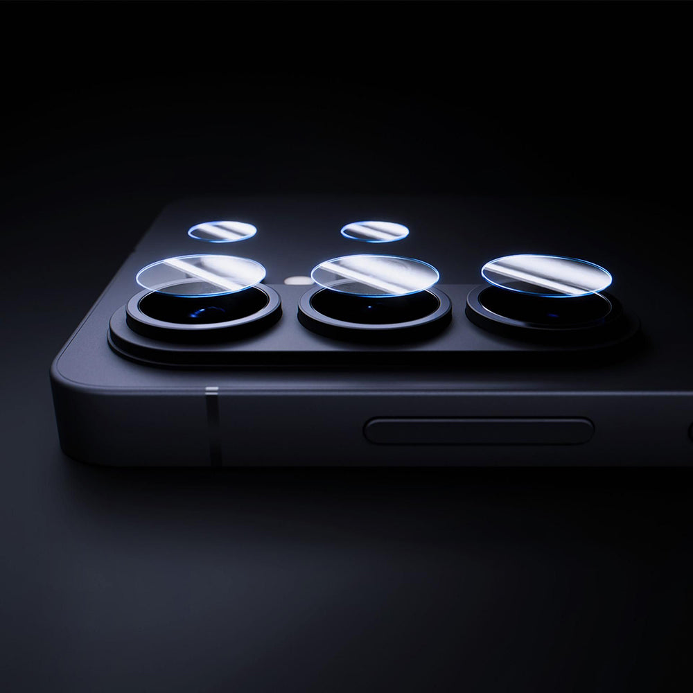 Protector de cámara trasera 3MK Protection para Samsung Galaxy S26 Ultra S948, Cristal Templado, Set de 4 piezas, Transparente