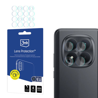 Protector de pantalla para cámara trasera 3MK Protection para Xiaomi Poco M8 Pro, vidrio templado, juego de 4 piezas, transparente