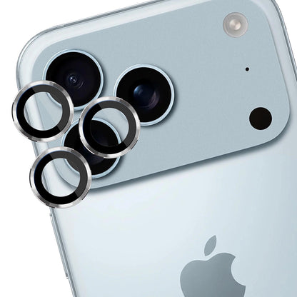 Lámina protectora para Cámara Trasera 3MK Protection Pro para Apple iPhone 17 Pro Max / 17 Pro, Cristal Templado, Plateada