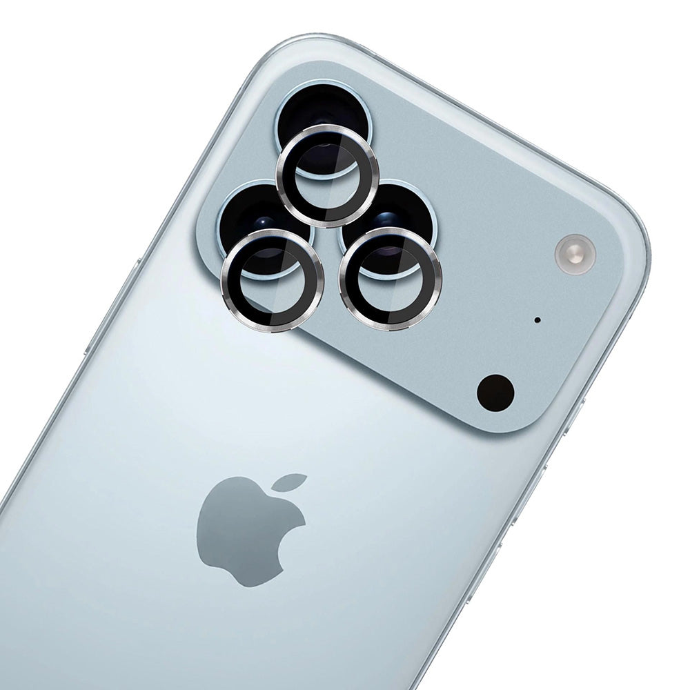 Lámina protectora para Cámara Trasera 3MK Protection Pro para Apple iPhone 17 Pro Max / 17 Pro, Cristal Templado, Plateada