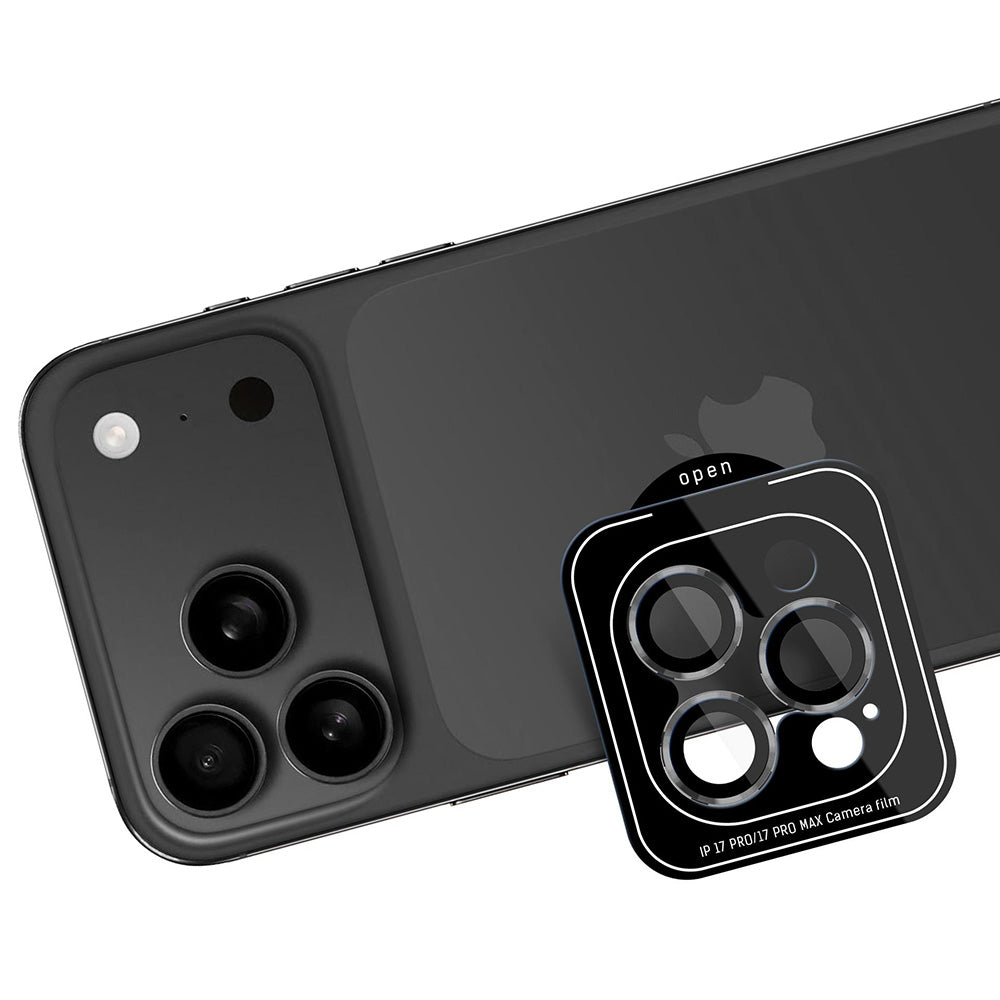 Protector de cámara trasera 3MK Protection Pro para Apple iPhone 17 Pro Max / 17 Pro, Cristal Templado, Beige