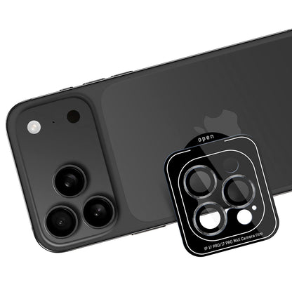 Protector de cámara trasera 3MK Protection Pro para Apple iPhone 17 Pro Max / 17 Pro, Cristal Templado, Beige