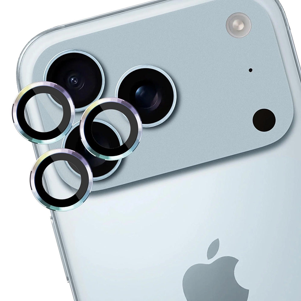 Protector de cámara trasera 3MK Protection Pro para Apple iPhone 17 Pro Max / 17 Pro, Cristal Templado, Multicolor