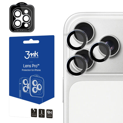 Protector de pantalla para cámara trasera 3MK Protection Pro para Apple iPhone 18 Pro / 18 Pro Max, vidrio templado, transparente