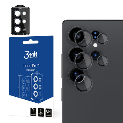Protector de pantalla para cámara trasera 3MK Protection Pro para Samsung Galaxy S25 Ultra S938, vidrio templado, transparente