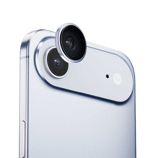 Funda protectora para cámara trasera Anank AR para Apple iPhone 17 Air, Cristal Templado, Azul