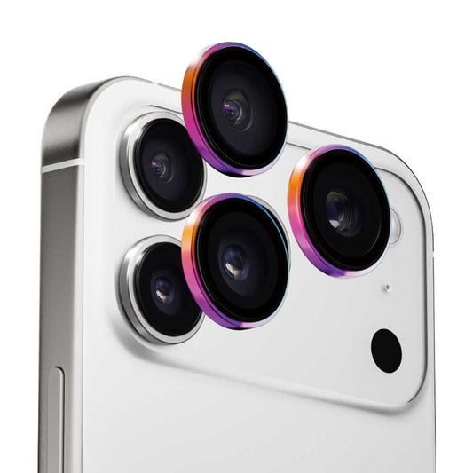 Funda protectora de cámara trasera Anank AR para Apple iPhone 17 Pro Max / 17 Pro, Cristal Templado, Multicolor