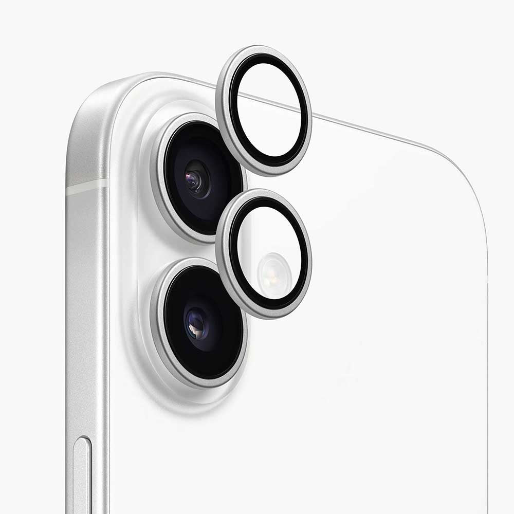 Lámina protectora para Cámara Trasera Anank AR para Apple iPhone 17, Cristal Templado, Plateada