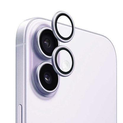 Funda protectora para cámara trasera Anank AR para Apple iPhone 17, Cristal Templado, Morado