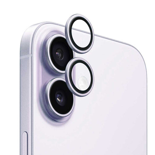 Funda protectora para cámara trasera Anank AR para Apple iPhone 17, Cristal Templado, Morado