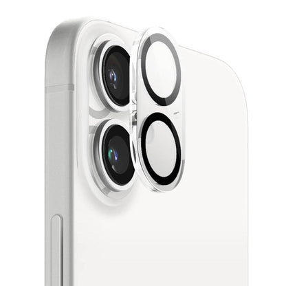Protector de pantalla para cámara trasera Anank Guard para Apple iPhone 16 Plus / 16, vidrio templado, negro