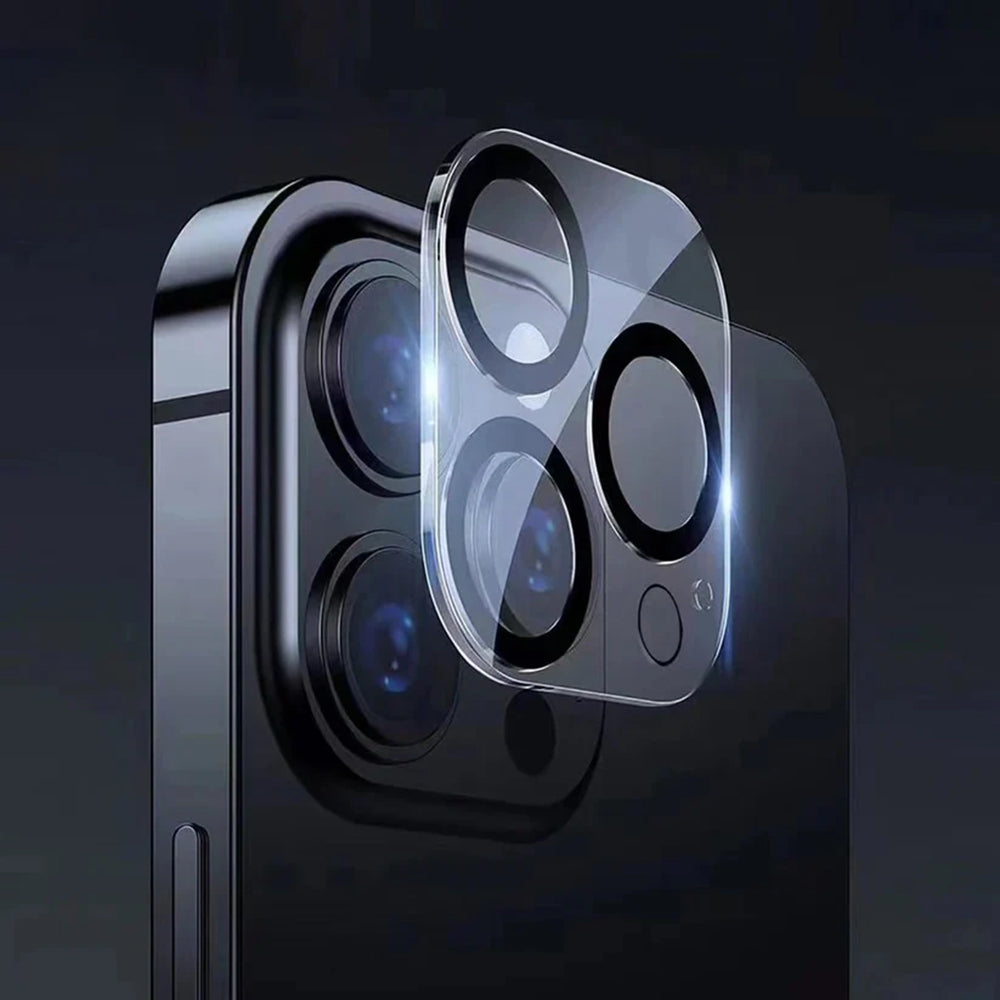 Protector de pantalla para cámara trasera Anank Guard para Apple iPhone 16 Plus / 16, vidrio templado, negro