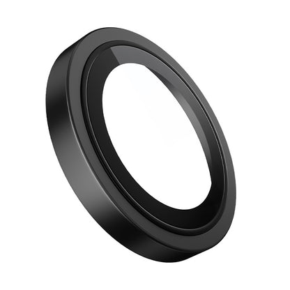 Protector de cámara trasera Blueo Metal Frame para Apple iPhone 17e / 16e, vidrio templado, negro