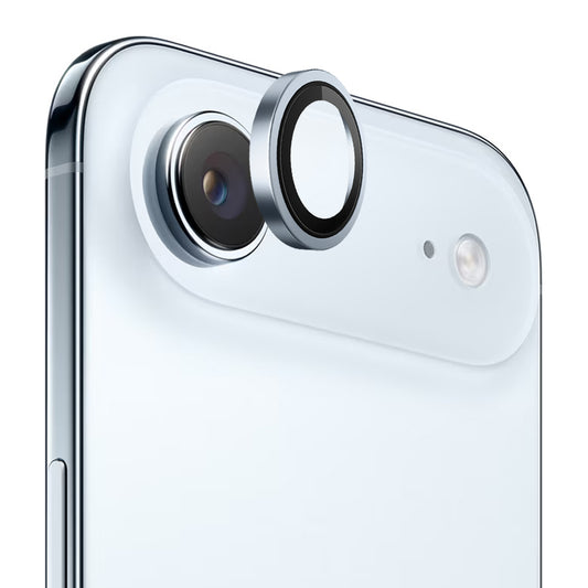Funda protectora para cámara trasera Blueo Metal Frame para Apple iPhone 17 Air, Cristal Templado, Azul
