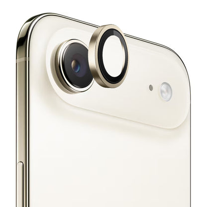 Protector de cámara trasera Blueo Metal Frame para Apple iPhone 17 Air, Cristal Templado, Dorado
